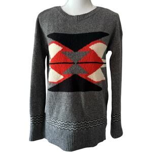 Autumn Cashmere Cashmere Graphic Print Sweater Size XS